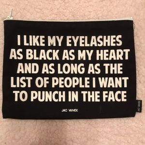 Jac Vanek cosmetic bag